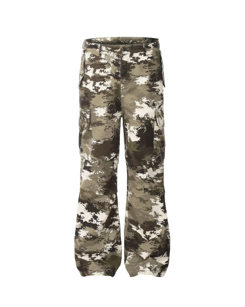 Techwear Y2K Camo Cargo Pants - Image 2