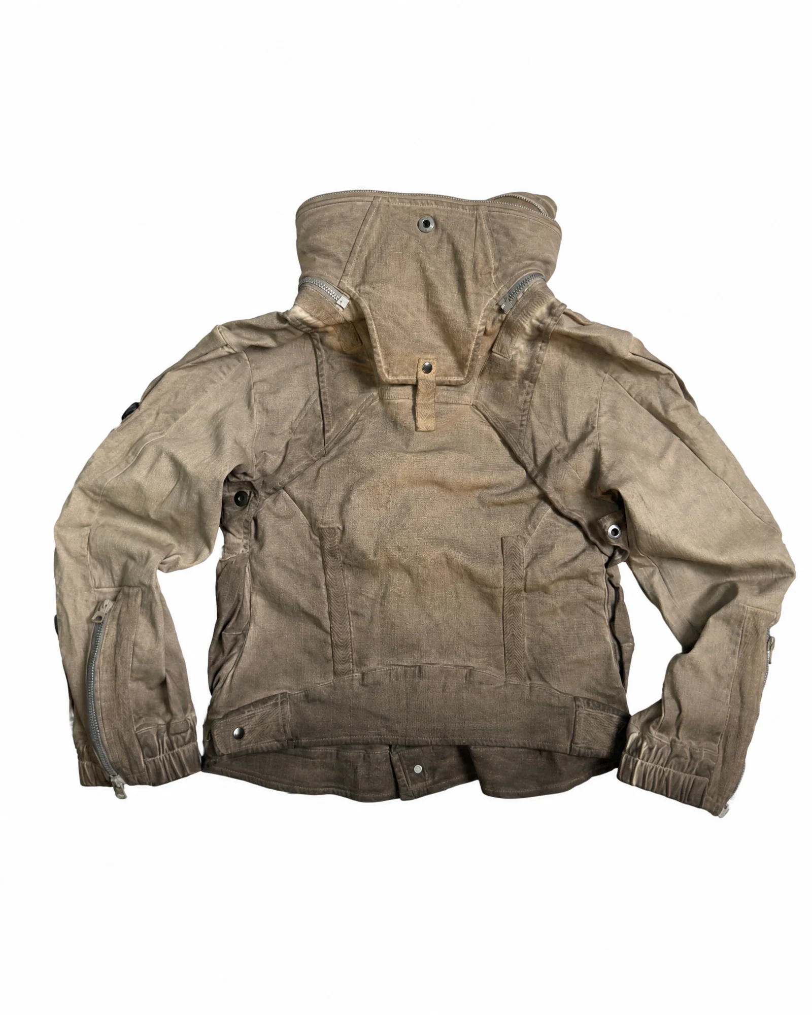 Wasteland Apocalypse Detachable-Collar Jacket - Image 10