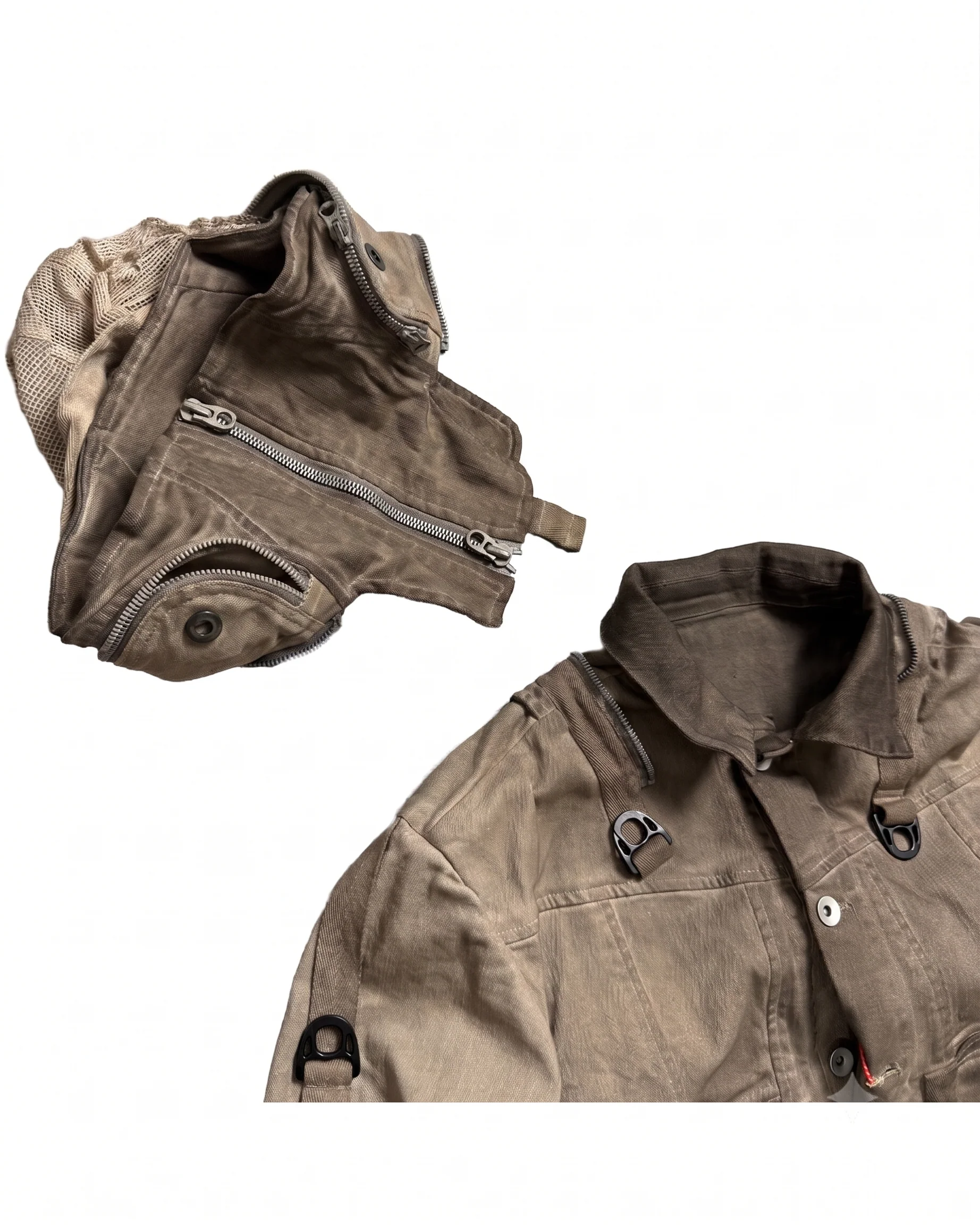 Wasteland Apocalypse Detachable-Collar Jacket - Image 11