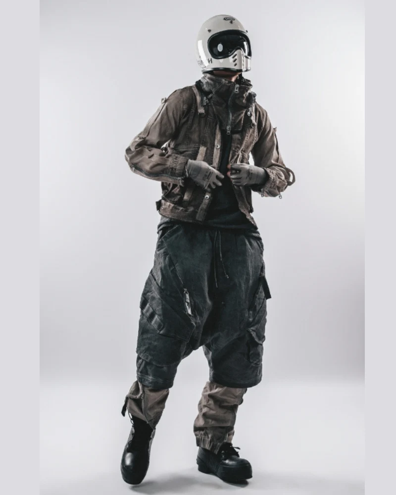 Wasteland Apocalypse Detachable-Collar Jacket - Image 7