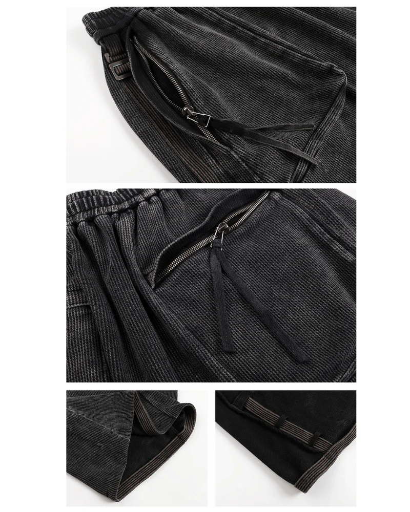 Wasteland Distressed Low-Crotch Cargo Shorts - Image 8