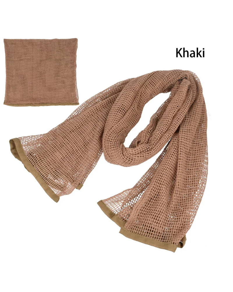 Wasteland Soldier Style Camouflage Long Mesh Scarf - Image 8