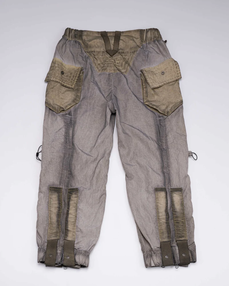 Wasteland Wear Dirty Dyed Cargo Zipper Pants - Image 7