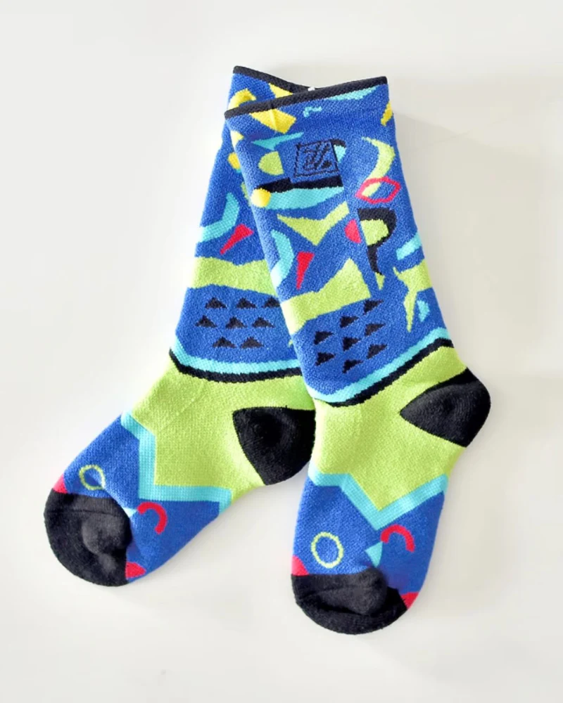 Winter Warm Long Tube High Kids Ski Socks - Image 7