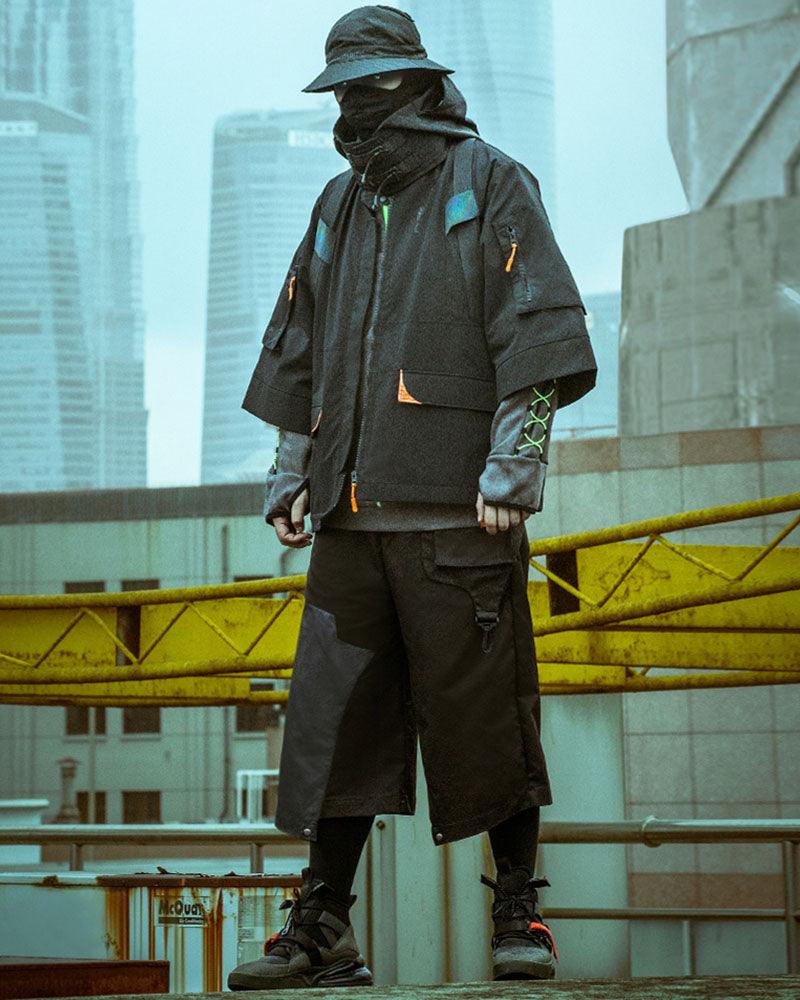 XIPHEVIL Cyberpunk Outfits City Judge Unisex Ninja Pants - Image 4