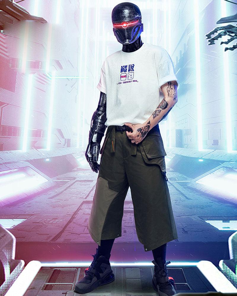 XIPHEVIL Cyberpunk Outfits City Judge Unisex Ninja Pants - Image 9