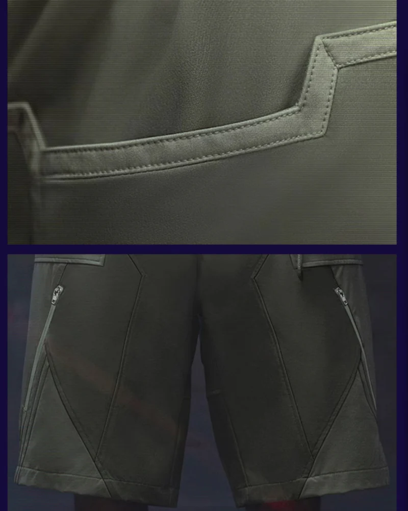 XIPHEVIL Cyberpunk Outfits Demiurge IV Suit Shorts - Image 9