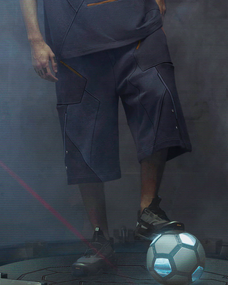 XIPHEVIL Cyberpunk Outfits Star Alliance Sports Shorts - Image 8